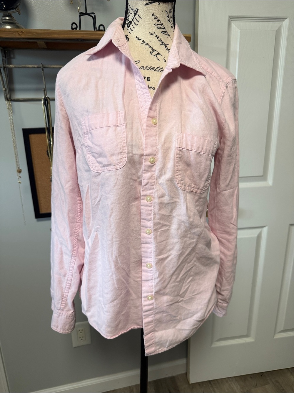 GAP Light Pink Button-Down Shirt